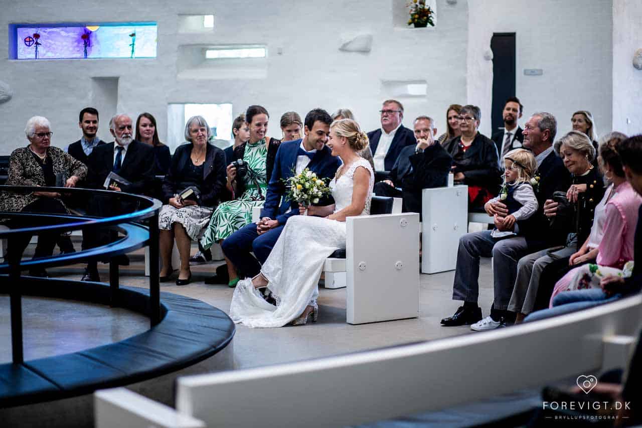 Billeder af Baunekirken bryllupper
