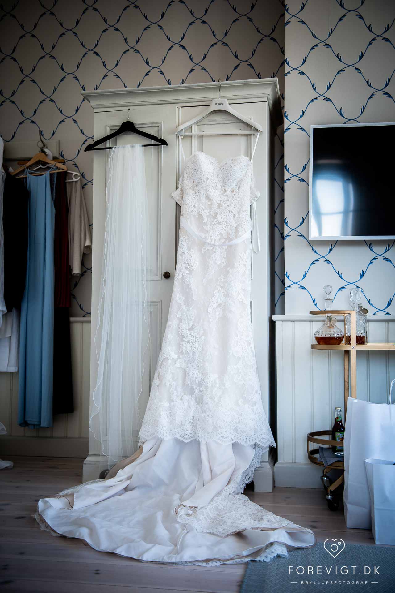 Bryllup på badehotellet — Hotel Bretagne Hornbæk